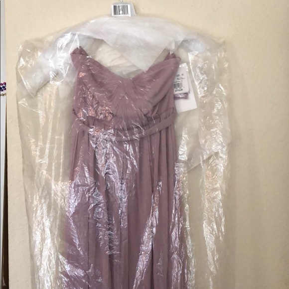 David’s Bridal Long Strapless Dress - Picture 2 of 2